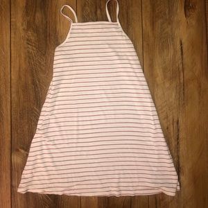 Red and White stripe tank
